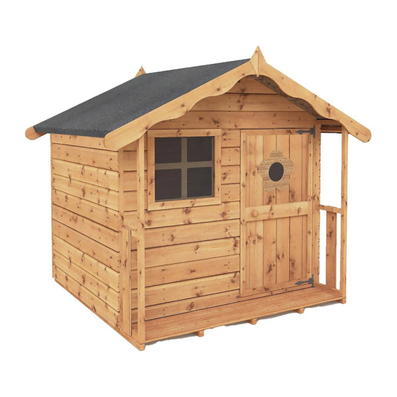 Mercia Garden Products TULIP PLAYHOUSE 02TUL411411-V3-PEFC General Instructions Manual
