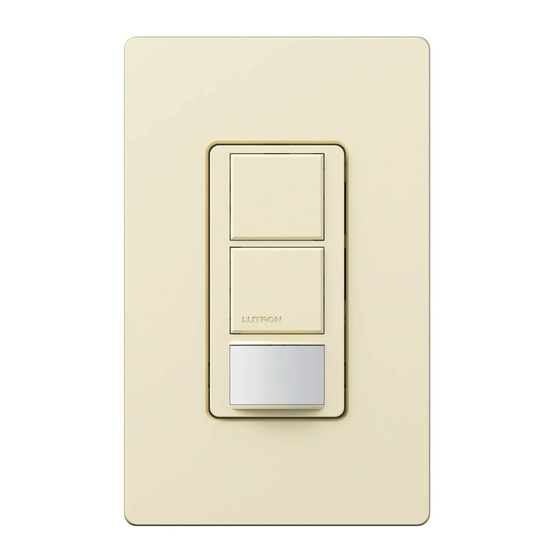 Lutron Electronics MAESTRO MS-PPS6-DDV Manual