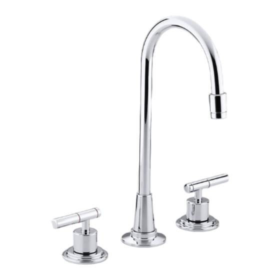 Kohler K-8207 Bar Sink Faucet Manuals