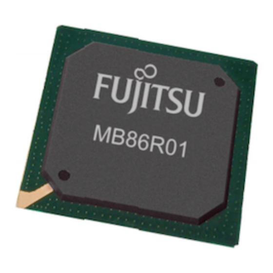 Fujitsu MB86R01 Manuals