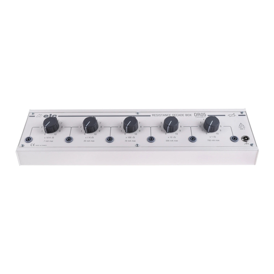 ELC DR05 Manual