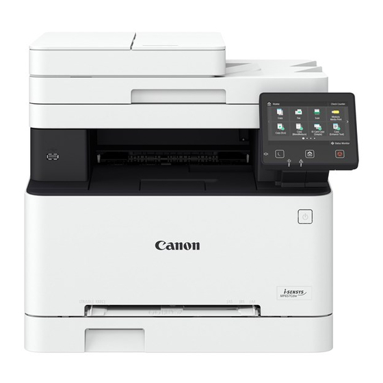 CANON MF657CDW SETUP MANUAL Pdf Download | ManualsLib