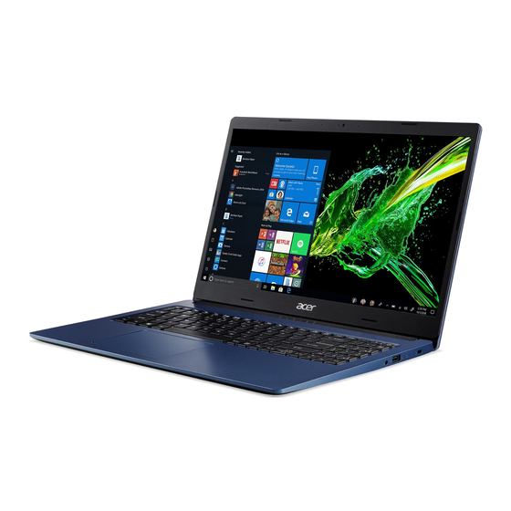 ACER A315-55 USER MANUAL Pdf Download | ManualsLib