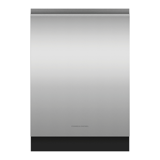 FISHER & PAYKEL DW24UNT4X2 USER MANUAL Pdf Download ManualsLib
