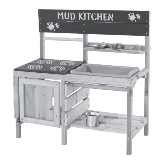 TP ACTIVE FUN MUDDY MAKER MUD KITCHEN INSTRUCTIONS FOR ASSEMBLY