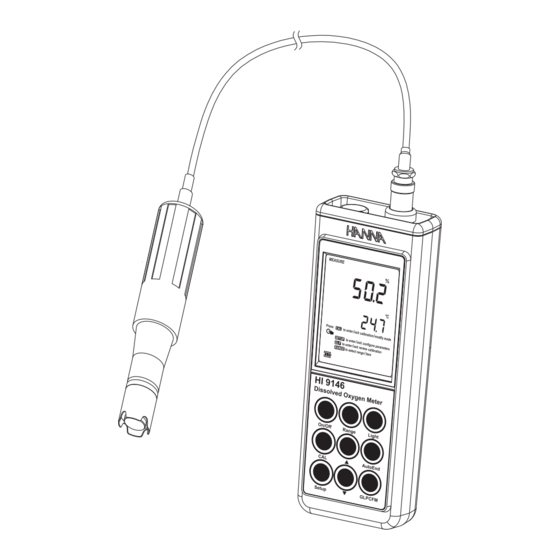 Hanna Instruments HI9146-04 Instruction Manual