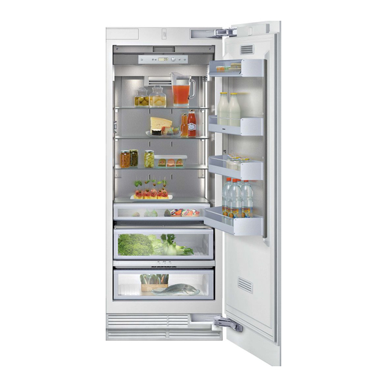 Gaggenau RC472200 Installation Instruction