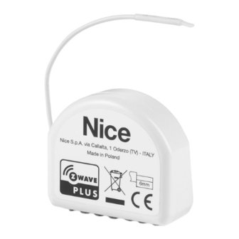 Nice SingleSmart-Control Instructions And Warnings For Installation And Use