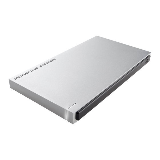 LaCie Porsche Design P&#8242;9223 User Manual