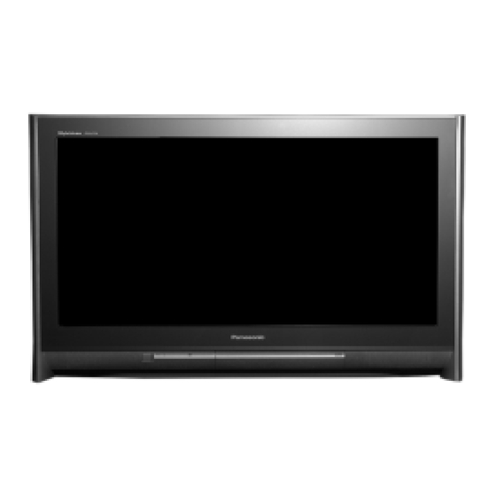 Panasonic TX-32PD50 Operating Instructions Manual