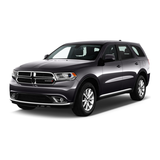 DODGE DURANGO 2015 OWNER'S MANUAL Pdf Download | ManualsLib