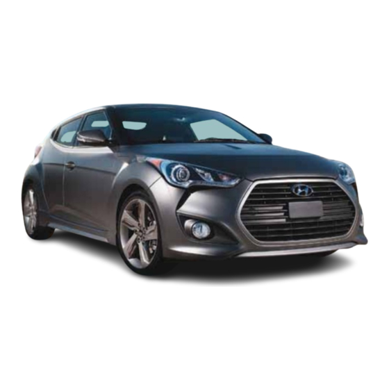 Hyundai VELOSTER TURBO Quick Reference Manual