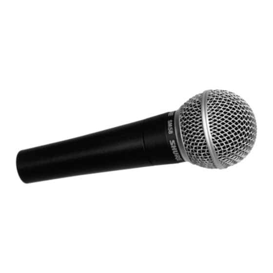 Shure SM58 Manual