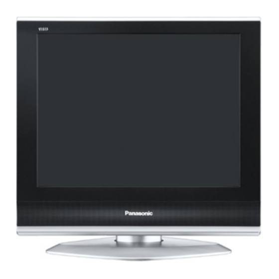 Panasonic TX-20LA80F Service Manual