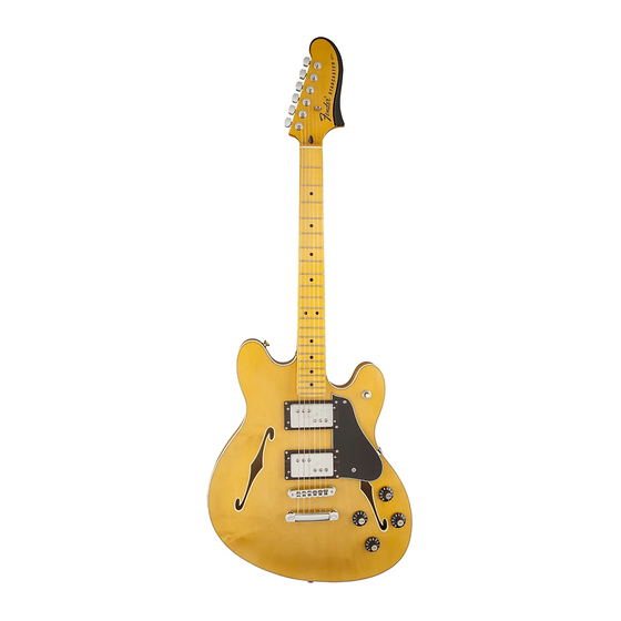 Fender Starcaster Troubleshooting And Setup Manual