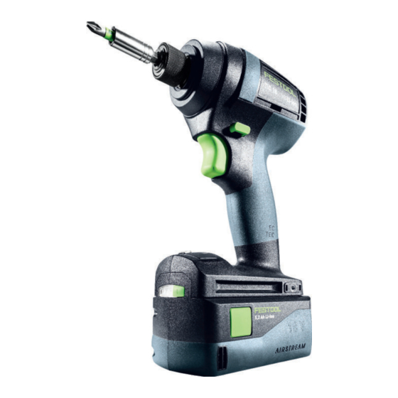 Festool TID 18 Instructions Manual