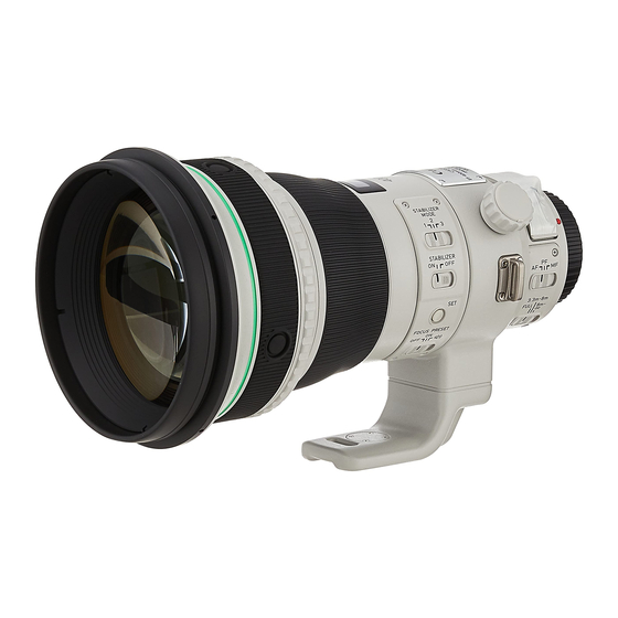 Canon EF400MM Instruction