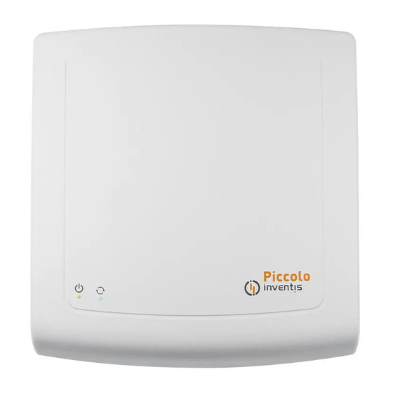 INVENTIS PICCOLO USER MANUAL Pdf Download ManualsLib