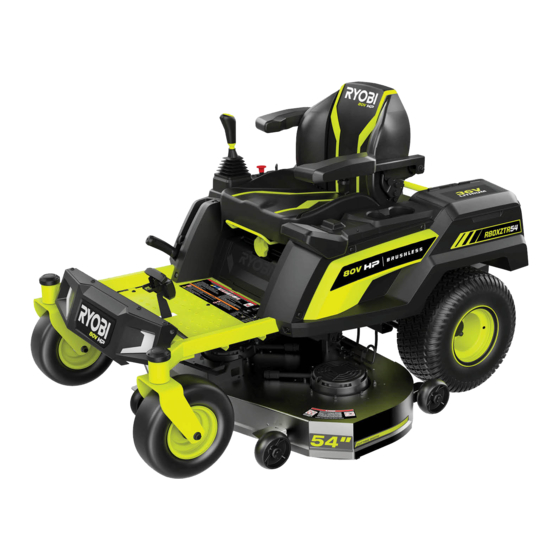 RYOBI R80XZTR54 MANUAL Pdf Download | ManualsLib