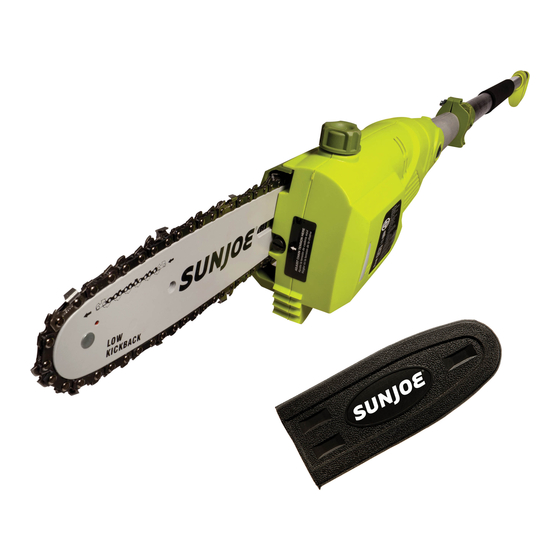 SUNJOE SAW JOE SWJ802E FAQ Pdf Download ManualsLib