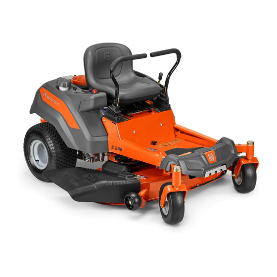 HUSQVARNA Z246 OPERATOR