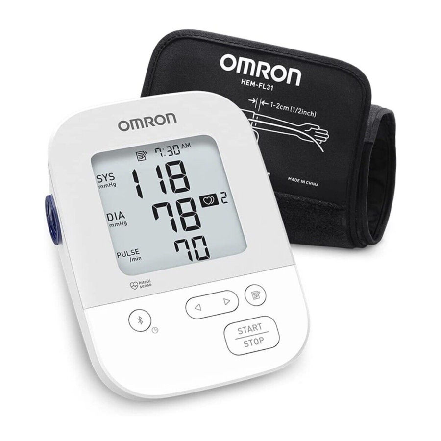 Silver Upper Arm Blood Pressure Monitor BP5250 User Manual