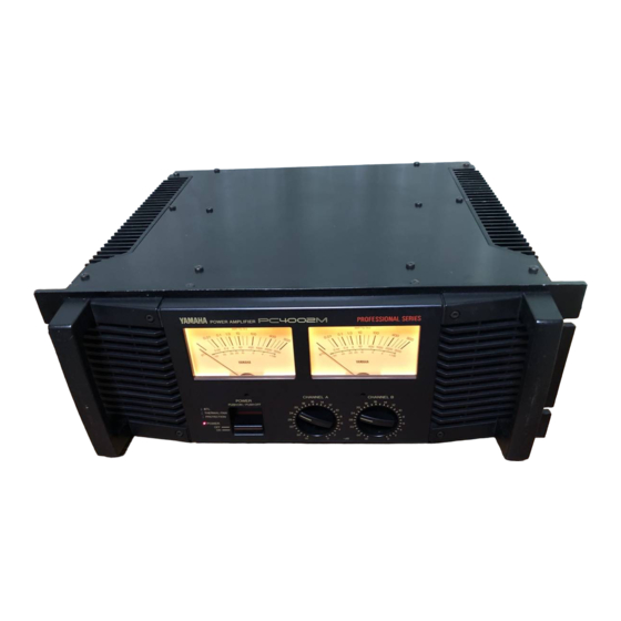 Yamaha PC4002 Operating Manual