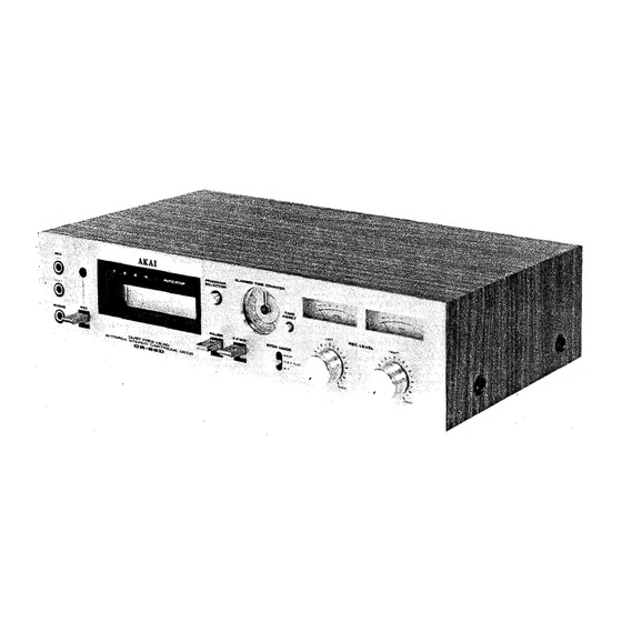 Akai CR-83D Service Manual