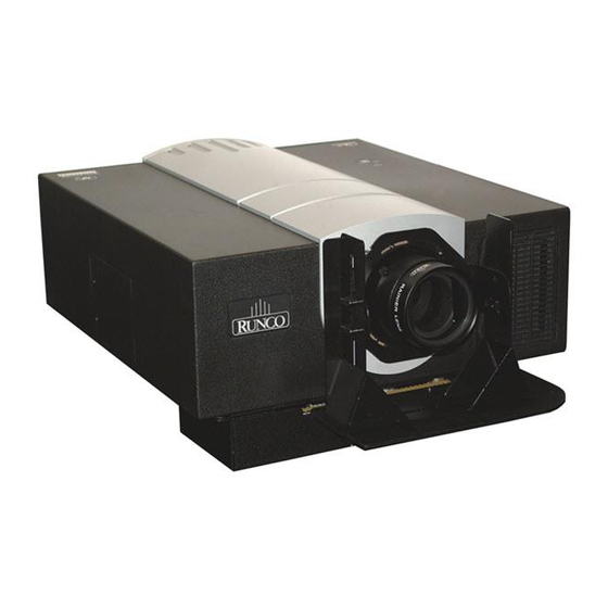 Runco RS-1100 CineWide Owner's Operating Manual