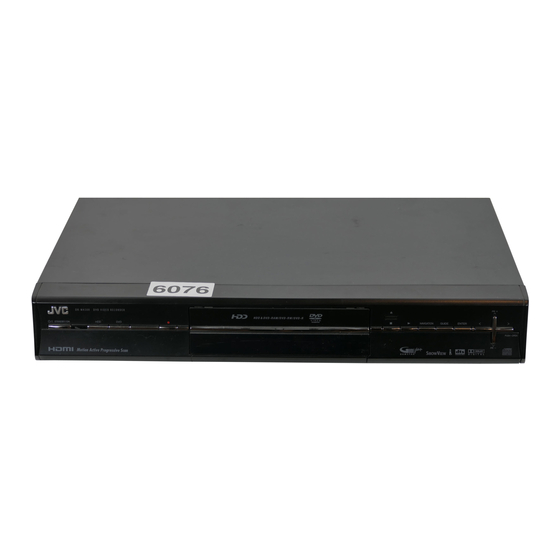 JVC DR-MH300SE/BE Instructions Manual
