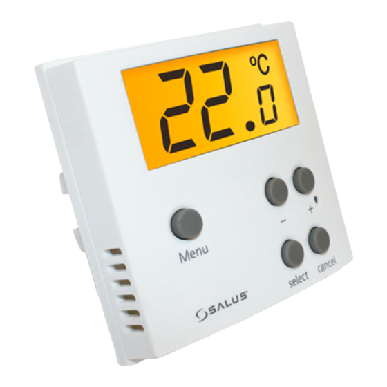 Salus ERT50 UP Manuals