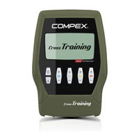 Compex Cross Training Instructions For Use Manual