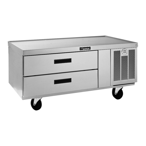 Delfield F2000 Series Service, Installation And Care Manual