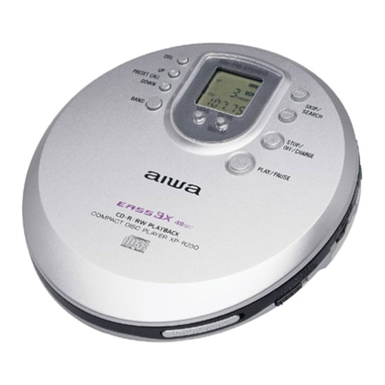 Aiwa XP-R230 Operating Instructions