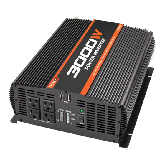 Potek PI3000-AP Power Inverter Manuals