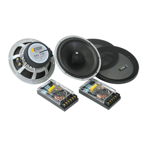 Eton RSX 160 Installation & Operation Manual