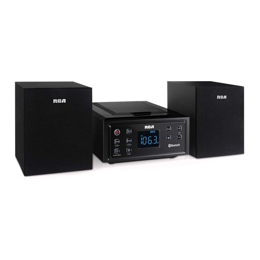 RCA RS2929B CD Music System Manual ManualsLib