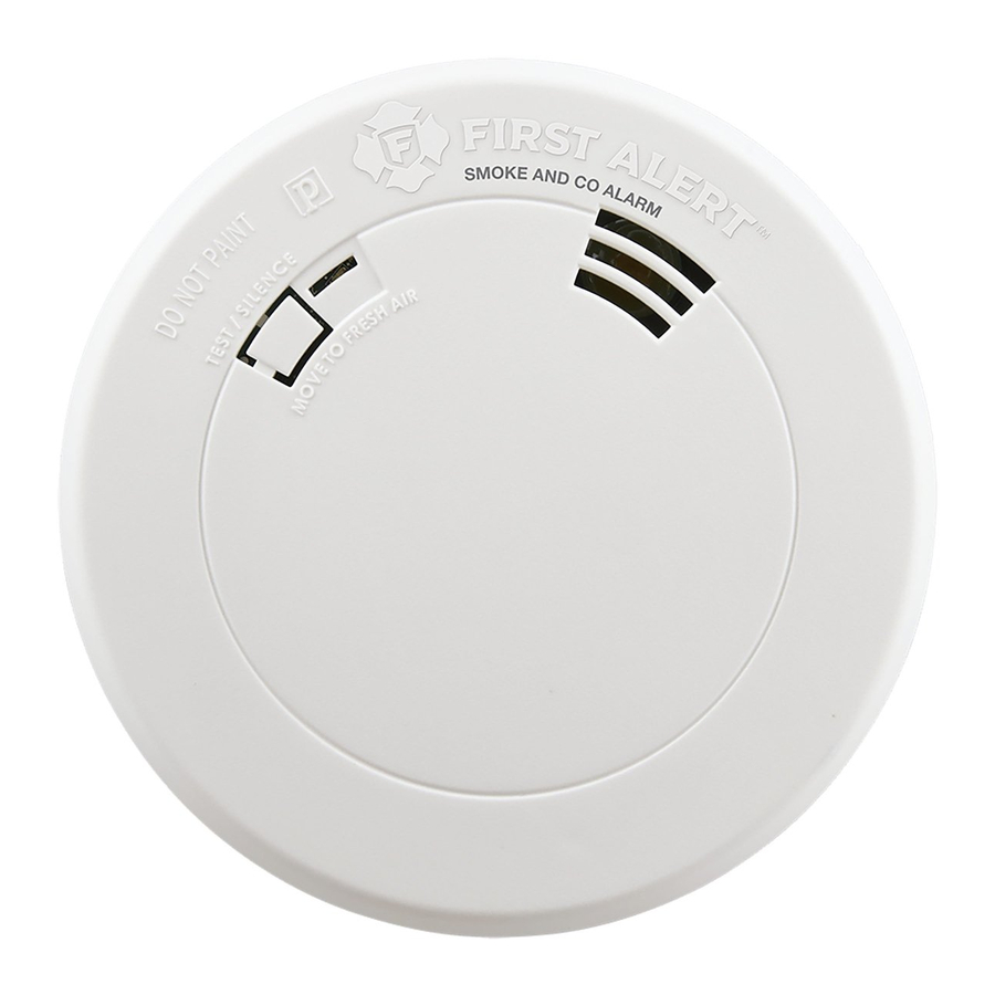 First Alert PC1210 Carbon Monoxide & Smoke Alarm Manual ManualsLib