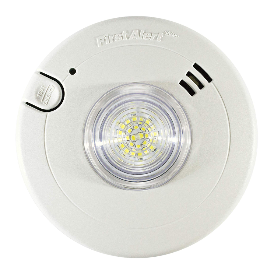 First Alert 7020BSL - Slim Line Smoke & Strobe Light Alarm Manual