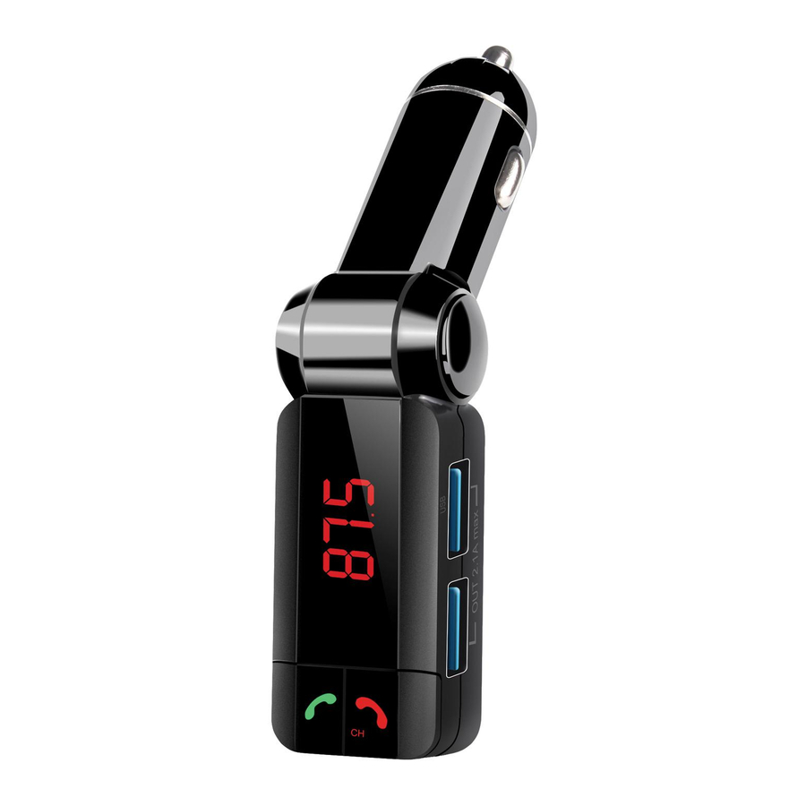 Aerpro APBT200 Bluetooth FM Transmitter Manual ManualsLib