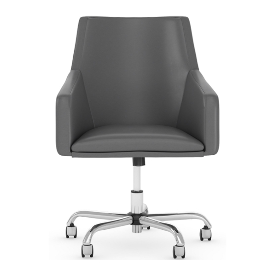 BUSH BUSINESS FURNITURE CH2401DGL03 ASSEMBLY AND OPERATING INSTRUCTION