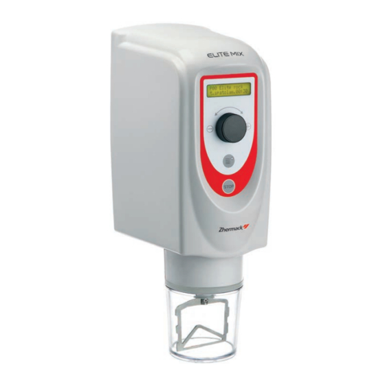 ZHERMACK ELITE MIX QUICK MANUAL Pdf Download ManualsLib