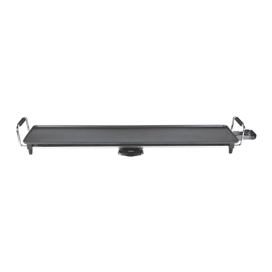 Tristar BP-2958 Griddle - Grill plate 28 cm - Non-stick coating - 2 people