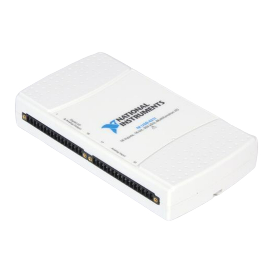 National Instruments USB-621 Series User Manual