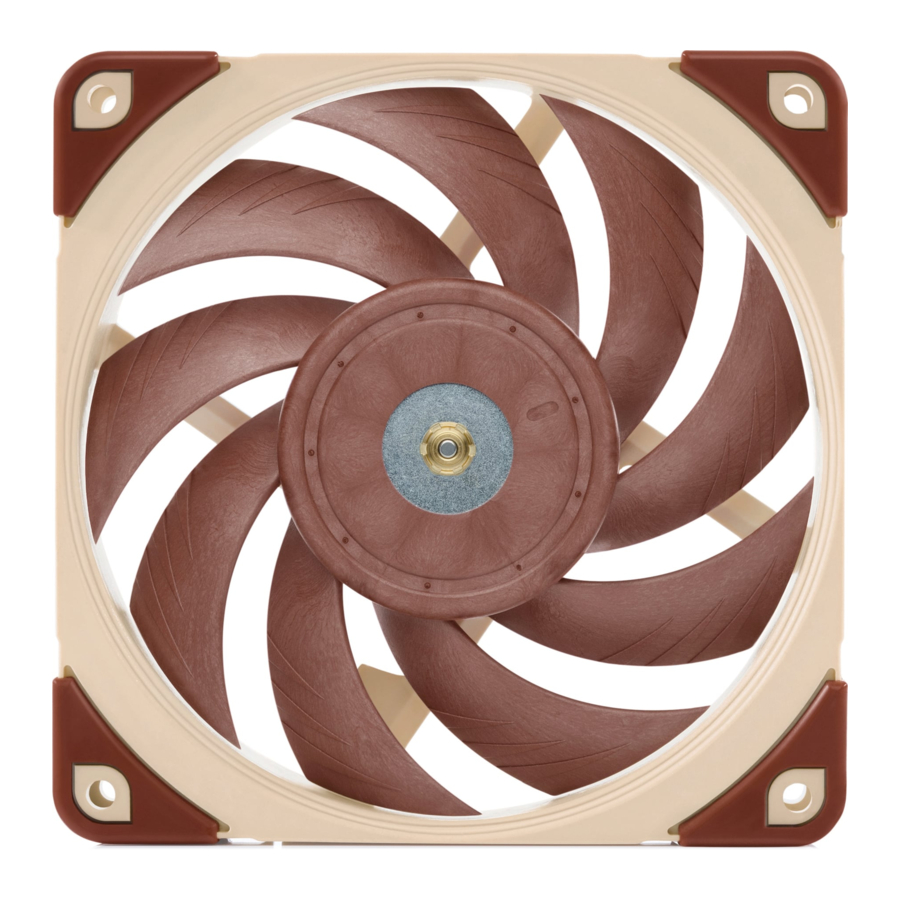 Noctua NFA12x25 PWM 2000RPM 120mm Quiet Fan Manual ManualsLib