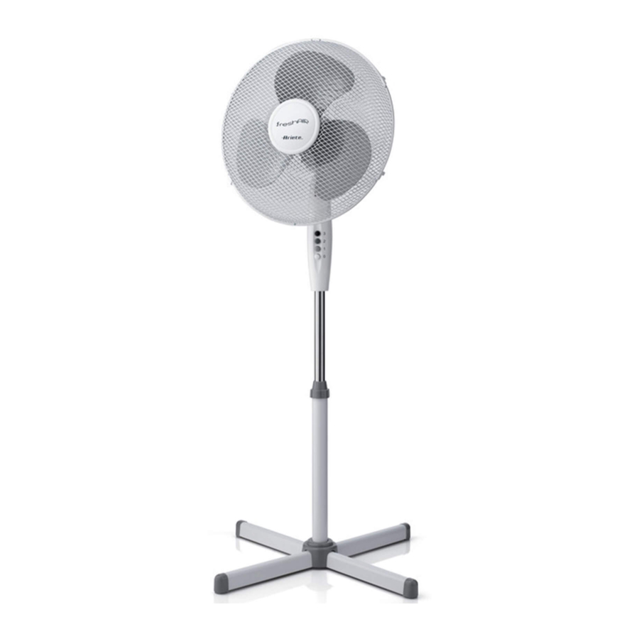 ARIETE 845 - Stand Fan Manual