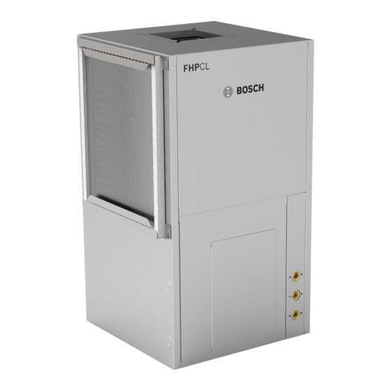Bosch CL Series Installation, Operation And Maintenance Manual