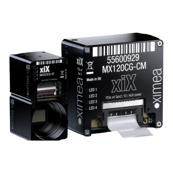 XIMEA xiX MX203MG-SY-X2G2-FL-HDR Manual