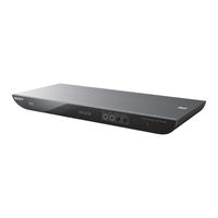 Sony BDP-S495 Operating Instructions Manual