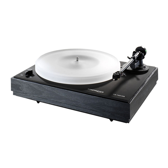 THORENS TD 160 HD User Manual